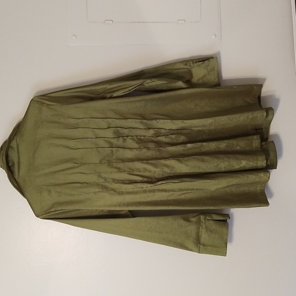 Vintage Green Metallic Shine Jacket - Picture 5 of 14